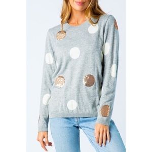 Sequin Polka Dot Sweater
